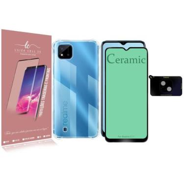 Imagem de Capa SPACE + Pelicula CERAMICA + Pelicula Câmera P/ Realme C11 6.52 - 