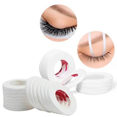 Imagem de 25 Un Fita Fina Japonesa Respirável Para Extensão Alongamento De Cílio