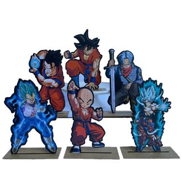 Imagem de Kit Display de Mesa 6 Peças Para Festa Dragon Ball mdf