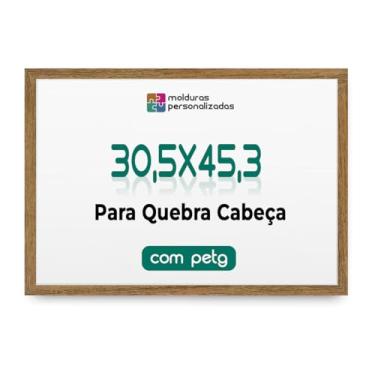 Imagem de Moldura 30,5x45,3 para Quebra Cabeça Puzzle Grow com Proteção Petg (Cru)