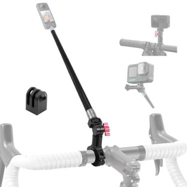 Imagem de Suporte de guidão de motocicleta para Insta360, acessórios de montagem compatíveis com câmera Insta 360 X5 X4 X3 X2 X, Go Pro Hero 13 e DJI OSMO Action 5 Pro