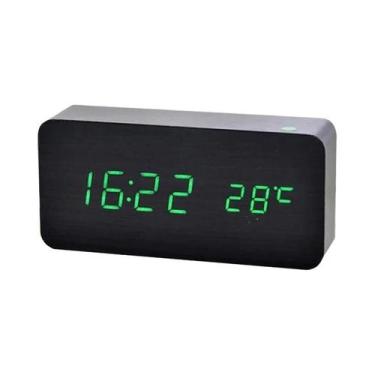 Imagem de Relógio Despertador Digital de Mesa com Temperatura - Display LED e De