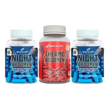 Imagem de Kit Termogênico Dia e Noite – 1 Thermo Abdomen 120 Cáps + 2 Night Abdomen 60 Cáps – Queima de Gordura 24h