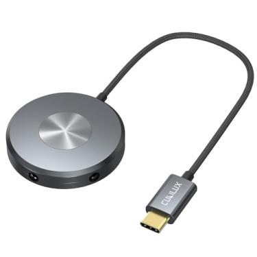 Imagem de Cubilux Divisor de fone de ouvido USB C de 5 vias, tipo C para divisor de áudio multiportas de 3,5 mm para compartilhamento de música, adaptador de vários fones de ouvido para MacBook, iPhone 16/15