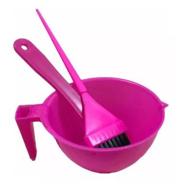 Imagem de Kit Tintura Pote Cumbuca Pincel Espátula Cabeleireiro - Barbershopp62,