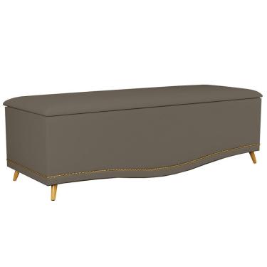Imagem de Calçadeira Baú Queen 160cm Imperial J02 Corano Areia