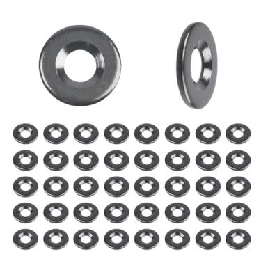 Imagem de Crapyt Kit de juntas de mangas de corrimão, anel de aço inoxidável 316, capa de cabo de cabo de arruela plana, acessórios de trilhos de corda de arame, para cabo de corda de fio de 1/20.3 cm 5/81.3 cm