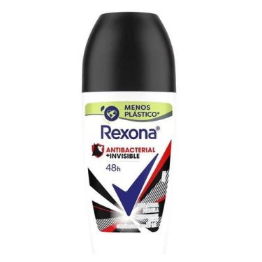 Imagem de Desodorante roll on antibacterial invisible 50ml rexona