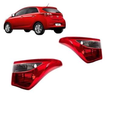 Imagem de Lanterna Traseira Hb20 Hatch 2012/2015 Com Ré Cristal Skywind (Lado Direito)