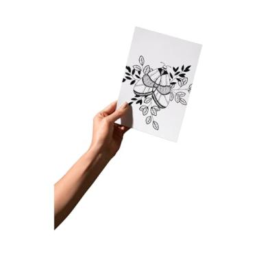 Imagem de Kit de Personalização Gráfica para Motocicletas, Adesivos Decorativos (Borboleta Imenso)