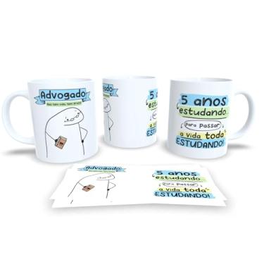 Imagem de Caneca de Porcelana Profissões – Diversas Áreas – Ideal para Um Mimo (Advogado)