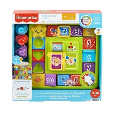 Imagem de Meu Primeiro Jogo Tabuleiro Aprendizagem Fisher Price Hrb73