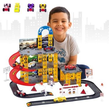 Imagem de Pista de Carrinhos Brinquedo Infantil Corrida Lava Rápido - ATENTU