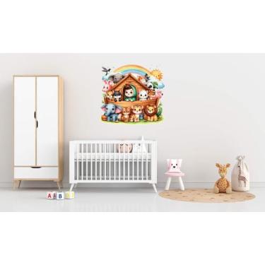 Imagem de Adesvo De Parede Arca De Noe Mod03 - Lojinha Da Luc Adesivos