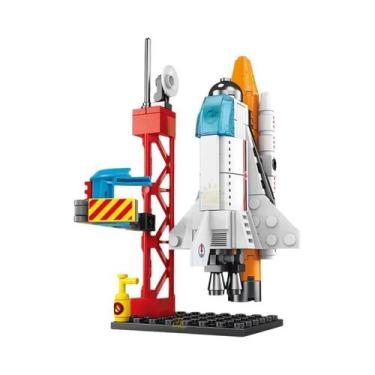 Imagem de Mini Aviação Infantil Modelo De Foguete Tripulado Blocos De Construção