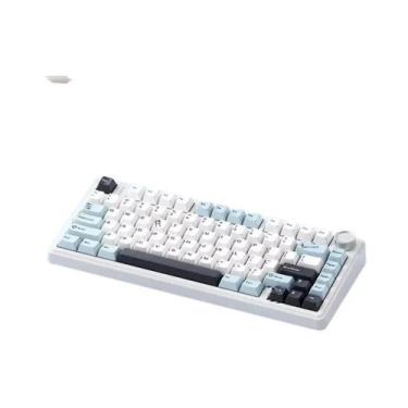Imagem de Teclado Mecânico Para Jogos Com Fio Bluetooth Sem Fio RGB 75% Layout A