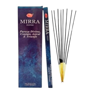 Imagem de Incenso Indiano de Mirra, Kit com 25 Unidades, para Aromatização e Espiritualidade
