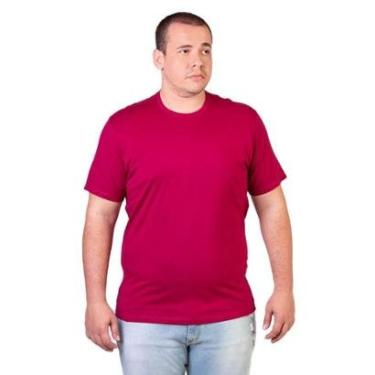 Imagem de Camiseta Manga Curta Básica Slim Ogochi Masculina 006490001 Vinho-Masculino