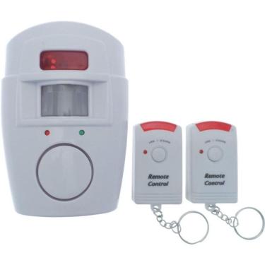 Imagem de Alarme residencial sem fio 2controle sensor presenca