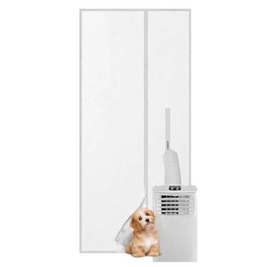 Imagem de Kit de Ventilação para Janelas de Ar Condicionado Portátil,Kit De Ventilação Para Porta Corrediça De Ar Condicionado | Suporte Ajustável Para Mangueira De Porta De Painel Deslizante Casa Quarto Autoca