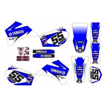 Imagem de Adesivo Trilha Compatível Yamaha Wr 250 2012 0,20mm - SPTS, Azul