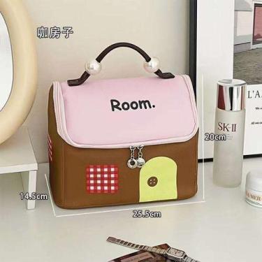 Imagem de Bolsa Estojo de Maquiagem Organizadora de Maquiagem Estojo Grande 1095