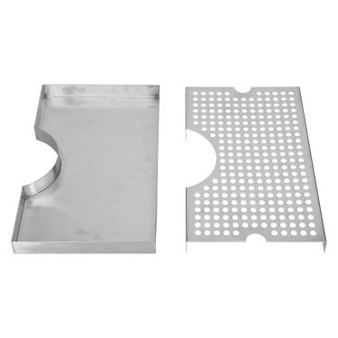 Imagem de AYNEFY Bandeja de Gotejamento da Torre de Cerveja Robusta Aparência Não Enferrujada para Restaurante Aço Inoxidável