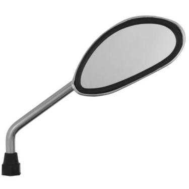 Imagem de Espelho retrovisor pro tork esportivo monaco, CROMADO - LADO ESQUERDO,
