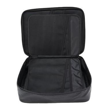 Imagem de Asixxsix Bolsa de Documentos à Prova de Fogo, 3 Camadas Organizador de Arquivo à Prova de Fogo à Prova D'água Com Bloqueio e Vários Bolsos, Armazenamento Seguro por Portátil para Viagens