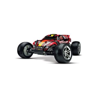 Imagem de Automodelo Nitro Traxxas Rustler Rtr Red 50 Mph Escala 1/10