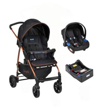 Imagem de Trio Travel System Ecco Burigotto Cobre Bebê Conforto e Base