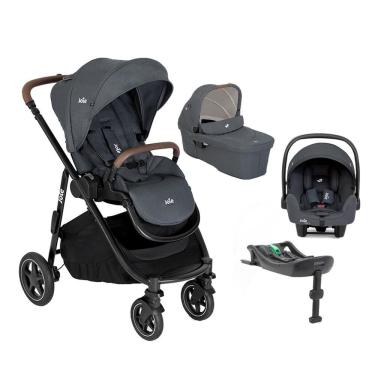 Imagem de Conjunto Carrinho Joie Versatrax Moonlight Trio c/ ISOFIX