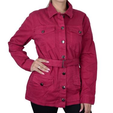 Imagem de Jaqueta Feminina Lado Avesso Parka Vermelha Cereja - L121127-Feminino