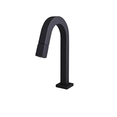 Imagem de Torneira de Mesa para Lavatório Bica Baixa Preto Fosco - Perflex