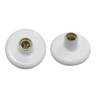 Imagem de Soquete Plafon Branco Para Iluminação Residencial - 19263 - ILUMI MATE
