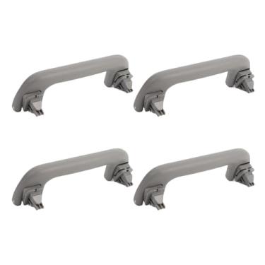 Imagem de Zhjvihx Traseira de Telhado Interno Puxar Puxar Garra de Teto Interior de Teto Interior Corrimão Com Gancho, 4pcs Card de Teto de Carro Puxar Puxar Alça Esquerda (Cinza escuro)