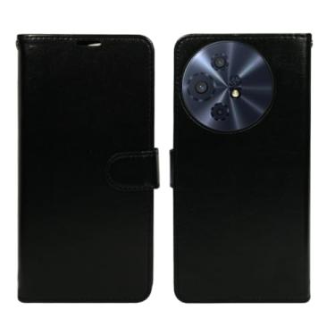 Imagem de Zase Capa carteira para celular TCL 60 XE/TCL 50 XL NXTPAPER [bloqueio RFID] Bolsa com suporte para cartão de crédito e dinheiro, bolsa de couro PU, capa flip profissional, alça magnética com trava