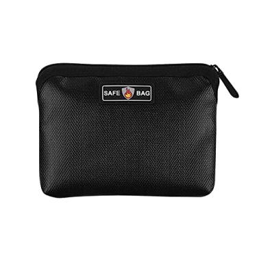 Imagem de LiebeWH Bolsa de Documentos à Prova de Fogo Saco de Isolamento de Calor de Silicone Líquido Com Bolsa de Zíper para Bilhetes de Cartões