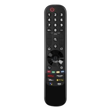 Imagem de AKB76039905 MR22GA Controle remoto de substituição Magic Voice adequado para Smart TVs LG 2022 2021 Model Series LQ/UQ, NANO75/77/80/86, OLED TV A1 B1, QNED91 OLDE55A1/B1