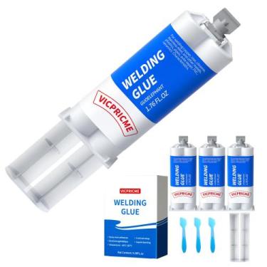 Imagem de Cola metálica de resina epóxi vicpricme 50mL Heavy Duty Waterproof