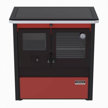 Imagem de Fogao a Lenha N 1 Le Corbusier Dupla Combustao Vermelho