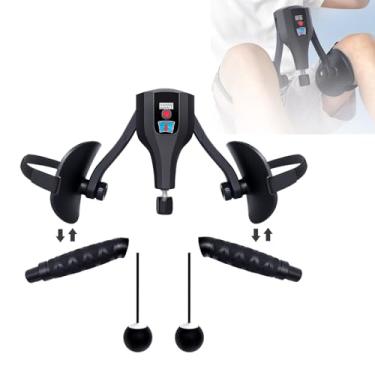 Imagem de MDDKOP Treinador de coxas atualizado, resistência ajustável de 10 kg a 60 kg, equipamento de treino Thigh Master, exercitador de assoalho pélvico, treinador de Kegel(Preto)