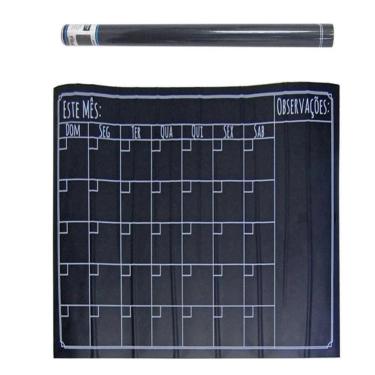 Imagem de Lousa Calendário Adesiva Planner Mensal E Semanal