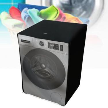 Imagem de CAPA PARA LAVA E SECA BRASTEMP 10KG BNC10AS- BNO10AS TRANSPARENTE (Preto)