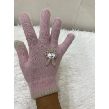 Imagem de Luva Infantil Frio Inverno de Lã 3 a 12 Anos Aquece - princesa, 3, 5 a