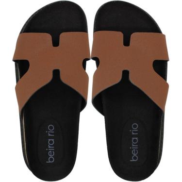 Imagem de Tamanco Slide Beira Rio Macio Napa Nobuck Lisboa Feminino