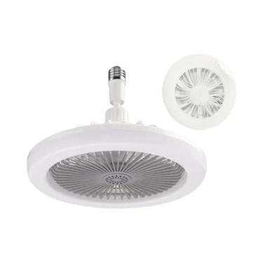 Imagem de Ventilador De Teto Com Controle Remoto E Luz LED Regulável Base E27 Si