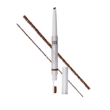 Imagem de BBB London Ultimate Brow Arch Definer Lápis de sobrancelha triangular com pincel Kabuki | Modelador de sobrancelhas premiado, à prova de manchas e resistente ao suor para arcos naturais, definidos e