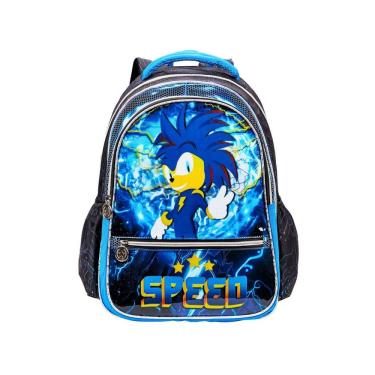 Imagem de Mochila Escolar De Costas Speed Storm Sonic