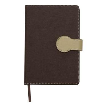 Imagem de Caderno De Anotação Sem Pauta Com Imã A5 96 Folhas - Serv Color, Marro